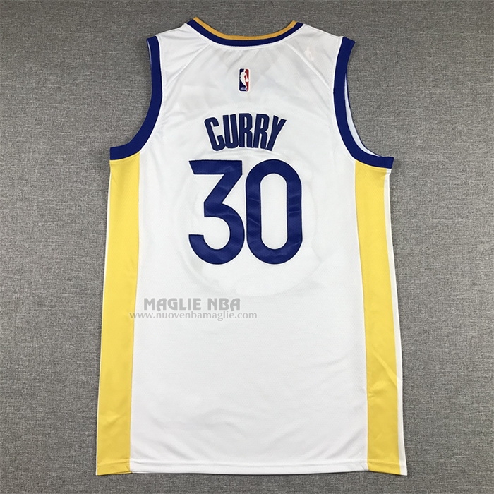 Maglia
 Stephen Curry NO 30 Golden State Warriors Association 2022-23 Bianco
